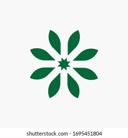 Blumenlogo, Monoline und elegante
