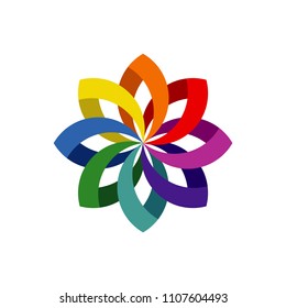 Flower Logo, nature Ornament design