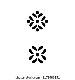 flower logo pattern