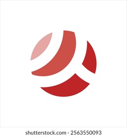 The flower logo is red and circular in shape