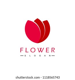 Flower Logo, Rose Icon Design