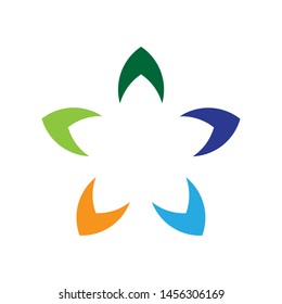 Flower Logo is a simple logo, like a flower in a simple fresh colors, suitable for various needs of your company or business logo,
