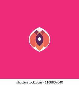 flower logo with   simple shapes that make it different