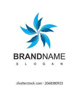 Flower Logo Template, Beauty Symbol