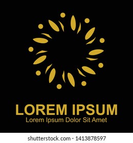 Flower Logo Template, Can be used for personal or corporate company
