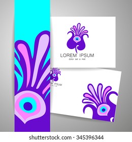 Flower logo template. Ã?Â The design of the sign for the beauty salon, boutique, flower shop, spa, women's center, cosmetics, etc. Brand logo.