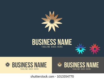 Flower Logo Template Design Vector 