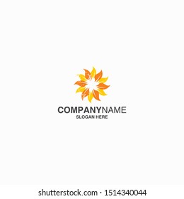 Flower logo template. eps 10