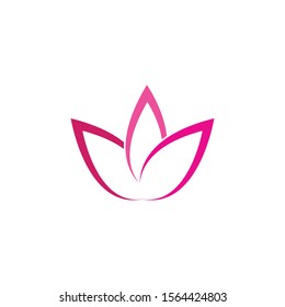  flower logo template vector design