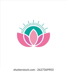Flower Logo Template Vector Icon Beautiful Logo Style Vector .