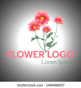 flower logo vector for companies. EPS 10.