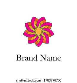 Flower Logo Vector Design Icon