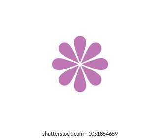 Flower Logo Vector Design Template