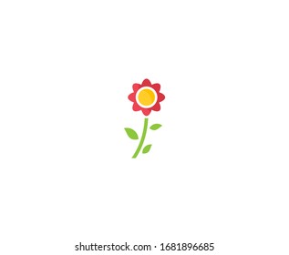 Flower logo vector floral icon 