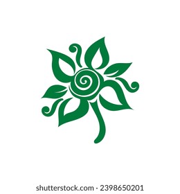 imagen gráfica vectorial de logotipo de flor en varios colores, este vector es bueno para cubiertas, banderas, logotipos, iconos