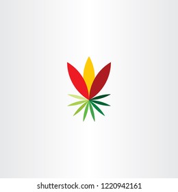 flower logo vector icon abstract symbol 