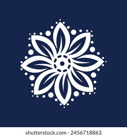 Flower logo vector icon design
