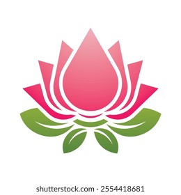 Flower logo vector icon design
