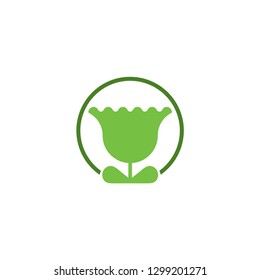 Flower logo Vector Icon Illustration concept