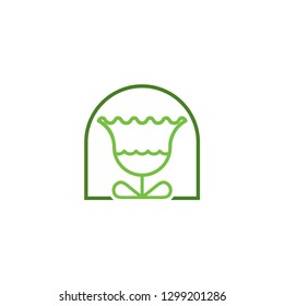 Flower logo Vector Icon Illustration concept