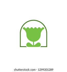 Flower logo Vector Icon Illustration concept