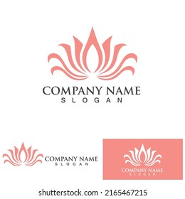  Blume Logo, Vektorgrafik-Design-Vorlage