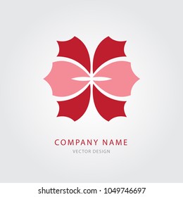 flower logo vector illustration, icon, sign, symbol