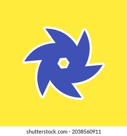 flower logo vector, modern illustration