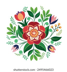 
Flower logo vector. Simple illustration of flower vector