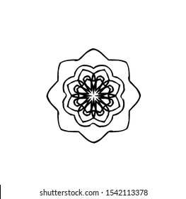 flower logo, vector of sparkle insignia, beauty icon of luxury jewel, symbol of crystal, emblem of crown, best for spa, hotel, business, company, and wedding template