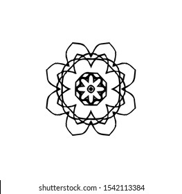 flower logo, vector of sparkle insignia, beauty icon of luxury jewel, symbol of crystal, emblem of crown, best for spa, hotel, business, company, and wedding template
