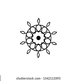 flower logo, vector of sparkle insignia, beauty icon of luxury jewel, symbol of crystal, emblem of crown, best for spa, hotel, business, company, and wedding template