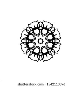 flower logo, vector of sparkle insignia, beauty icon of luxury jewel, symbol of crystal, emblem of crown, best for spa, hotel, business, company, and wedding template