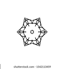 flower logo, vector of sparkle insignia, beauty icon of luxury jewel, symbol of crystal, emblem of crown, best for spa, hotel, business, company, and wedding template