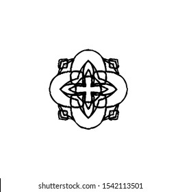 flower logo, vector of sparkle insignia, beauty icon of luxury jewel, symbol of crystal, emblem of crown, best for spa, hotel, business, company, and wedding template
