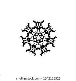 flower logo, vector of sparkle insignia, beauty icon of luxury jewel, symbol of crystal, emblem of crown, best for spa, hotel, business, company, and wedding template