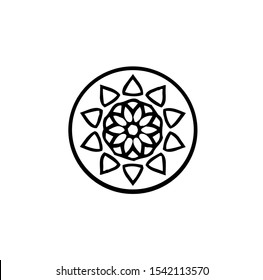 flower logo, vector of sparkle insignia, beauty icon of luxury jewel, symbol of crystal, emblem of crown, best for spa, hotel, business, company, and wedding template