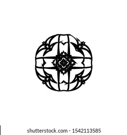 flower logo, vector of sparkle insignia, beauty icon of luxury jewel, symbol of crystal, emblem of crown, best for spa, hotel, business, company, and wedding template