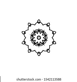 flower logo, vector of sparkle insignia, beauty icon of luxury jewel, symbol of crystal, emblem of crown, best for spa, hotel, business, company, and wedding template