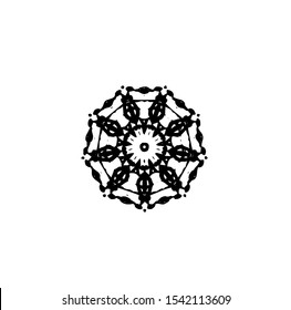 flower logo, vector of sparkle insignia, beauty icon of luxury jewel, symbol of crystal, emblem of crown, best for spa, hotel, business, company, and wedding template