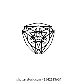 flower logo, vector of sparkle insignia, beauty icon of luxury jewel, symbol of crystal, emblem of crown, best for spa, hotel, business, company, and wedding template