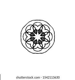flower logo, vector of sparkle insignia, beauty icon of luxury jewel, symbol of crystal, emblem of crown, best for spa, hotel, business, company, and wedding template