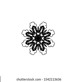flower logo, vector of sparkle insignia, beauty icon of luxury jewel, symbol of crystal, emblem of crown, best for spa, hotel, business, company, and wedding template