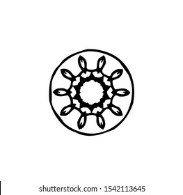 flower logo, vector of sparkle insignia, beauty icon of luxury jewel, symbol of crystal, emblem of crown, best for spa, hotel, business, company, and wedding template