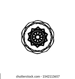 flower logo, vector of sparkle insignia, beauty icon of luxury jewel, symbol of crystal, emblem of crown, best for spa, hotel, business, company, and wedding template