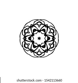 flower logo, vector of sparkle insignia, beauty icon of luxury jewel, symbol of crystal, emblem of crown, best for spa, hotel, business, company, and wedding template