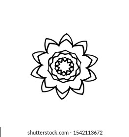 flower logo, vector of sparkle insignia, beauty icon of luxury jewel, symbol of crystal, emblem of crown, best for spa, hotel, business, company, and wedding template