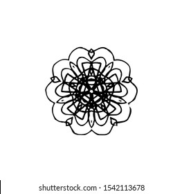 flower logo, vector of sparkle insignia, beauty icon of luxury jewel, symbol of crystal, emblem of crown, best for spa, hotel, business, company, and wedding template
