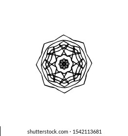 flower logo, vector of sparkle insignia, beauty icon of luxury jewel, symbol of crystal, emblem of crown, best for spa, hotel, business, company, and wedding template