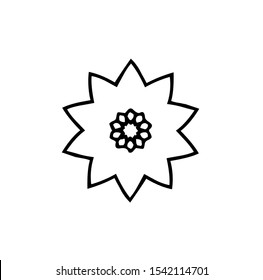 flower logo, vector of sparkle insignia, beauty icon of luxury jewel, symbol of beauty crystal, emblem of crown, best for spa, hotel, business, company, and wedding template